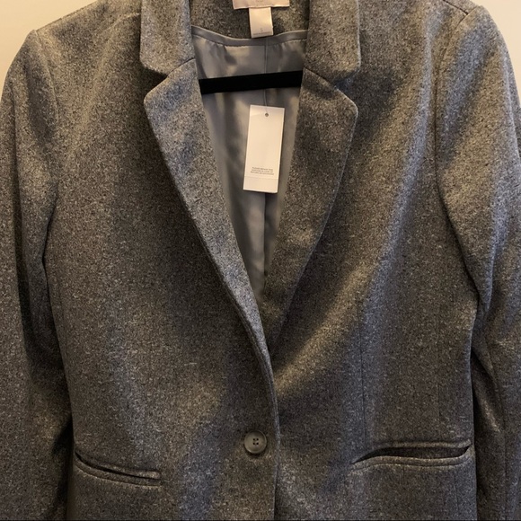 LOFT Outlet - Grey Blazer- Small - Picture 6 of 6